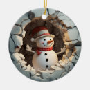 Search for funny snowman christmas tree decorations Season