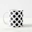Search for black and white polka dot mugs Modern