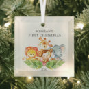 Search for safari animal christmas tree decorations Animals