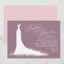 Search for mauve bridal shower invitations Elegant