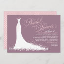 Search for mauve bridal shower invitations Elegant