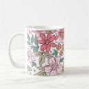 Search for flower drawings mugs Retro