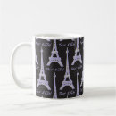 Search for eiffel tower paris france mugs Black