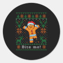 Search for bite me stickers Xmas offer today