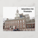 Search for independence hall postcards Philly