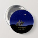 Search for christmas nativity badges Blue
