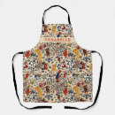 Search for mad hatter aprons White rabbit