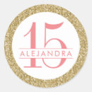 Search for coral and gold stickers Glitter