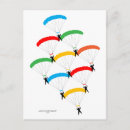 Search for parachuting postcards Parachutist