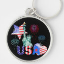 Search for statue of liberty key rings 4th of july