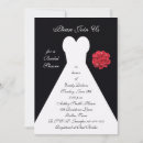 Search for red roses bridal shower invitations Unique