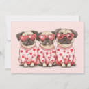 Search for pug valentines day cards Pink