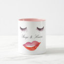Search for lashes and lips mugs Girly