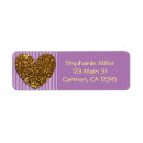 Search for glitter background return address labels Purple