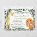 Search for zoo animal baby shower invitations Mother to be