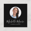 Search for rounded squares business cards For her