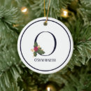 Search for letter o christmas tree decorations Keepsake