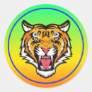 Search for tiger head stickers Wildlife