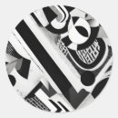 Search for black and white geometric shapes stickers Pattern