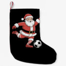 Search for soccer christmas stockings Santa