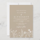 Search for earthy wedding invitations Wildflowers