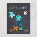 Search for candy skull postcards Halloween