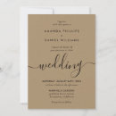 Search for brown kraft paper wedding invitations Modern