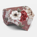 Search for burgundy and pink ties Floral pattern