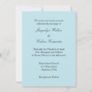 Search for light blue and white invitations Minimalist