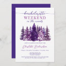 Search for purple hens party invitations Bride to be