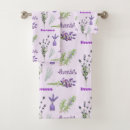 Search for purple flowers bath towels Lavender