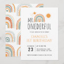 Search for mr onederful invitations Boho