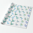 Search for dinosaur baby shower wrapping paper Boys