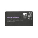 Search for barbeque return address labels Chalkboard