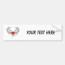 Search for angel wings bumper stickers Heart