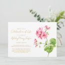 Search for geranium invitations Simple