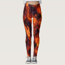 Search for burn into flame leggings Red