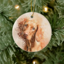 Search for vizsla christmas tree decorations Hungarian pointer