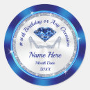 Search for 45th birthday gear stickers Blue