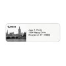 Search for london return address labels Big ben