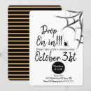 Search for spider birthday invitations Black