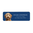 Search for labradoodle return address labels Cute