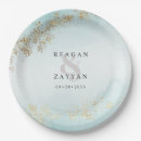 Search for teal and gold plates Modern