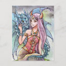 Search for dragon painting cards Watercolor