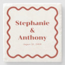 Search for dark red coasters Red and white