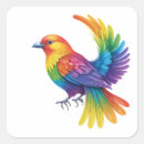 Search for colourful birds stickers Wildlife