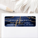 Search for blue gold glitter return address labels Luxury