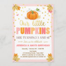 Search for twin pumpkin invitations Twins