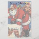 Search for santa letterhead stationery paper Retro