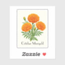 Search for marigold flower stickers Orange